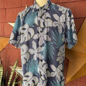 Tommy Bahama Silk/ Coolmax Button Down Shirt Island Zone Tropical Men’s XL